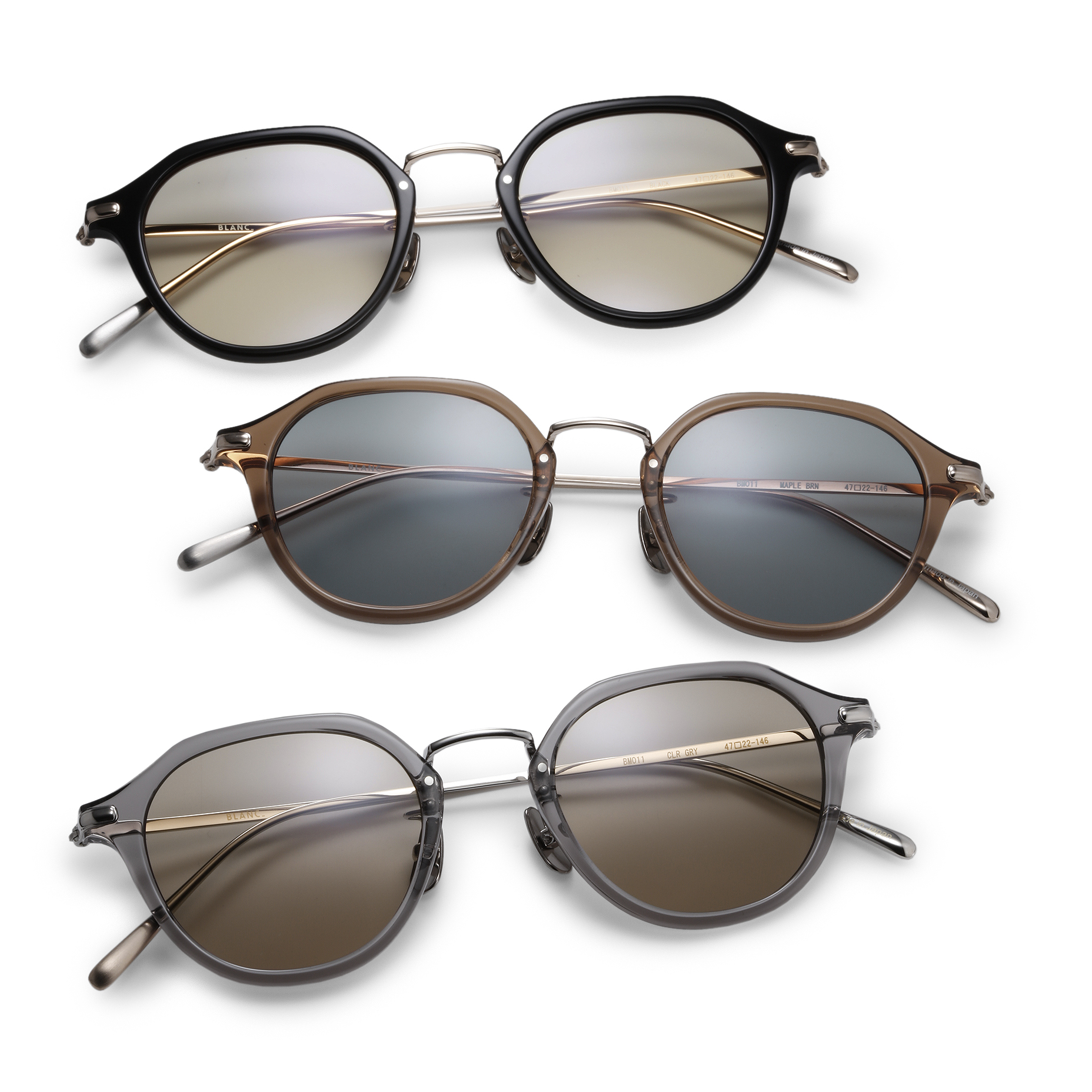【BLANC.】BM011 サングラス MAPLE BRN B.R.ONLINE - Style Web Magazine & Online Shop | ビー・アール