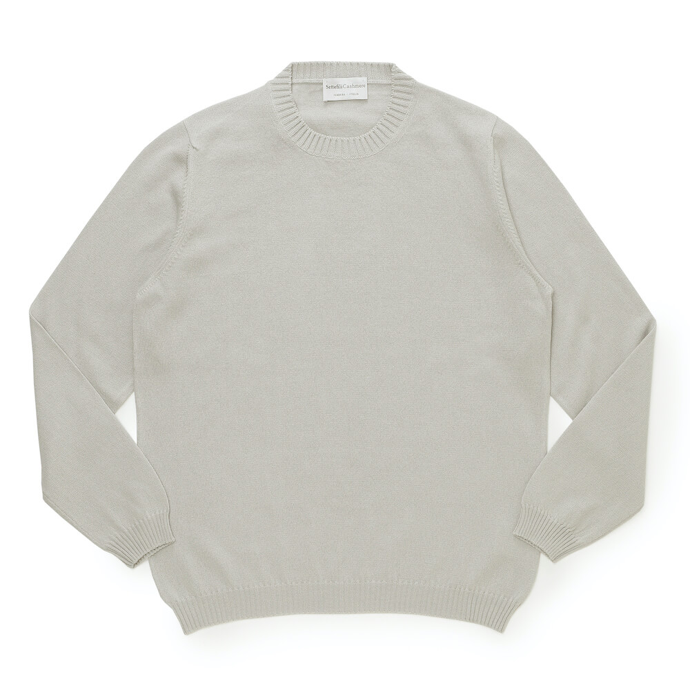 セッテフィーリカシミア / BR別注 クルーネック ニット(カシミア&シルク) B.R.ONLINE - Style Web Magazine & Online Shop | ビー・アール