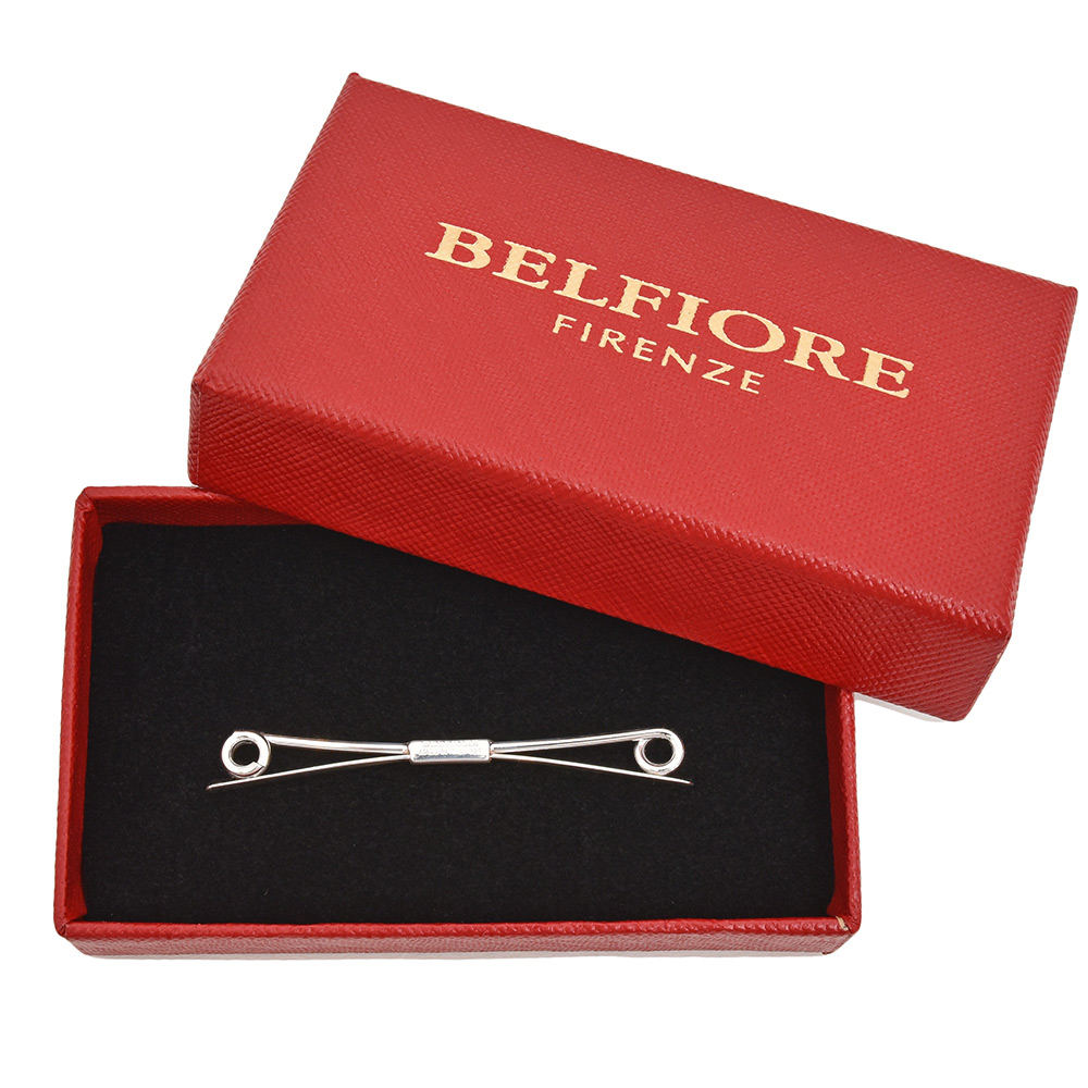BELFIORE シルバー 925 安全ピン トゥモローランド ストール ピン