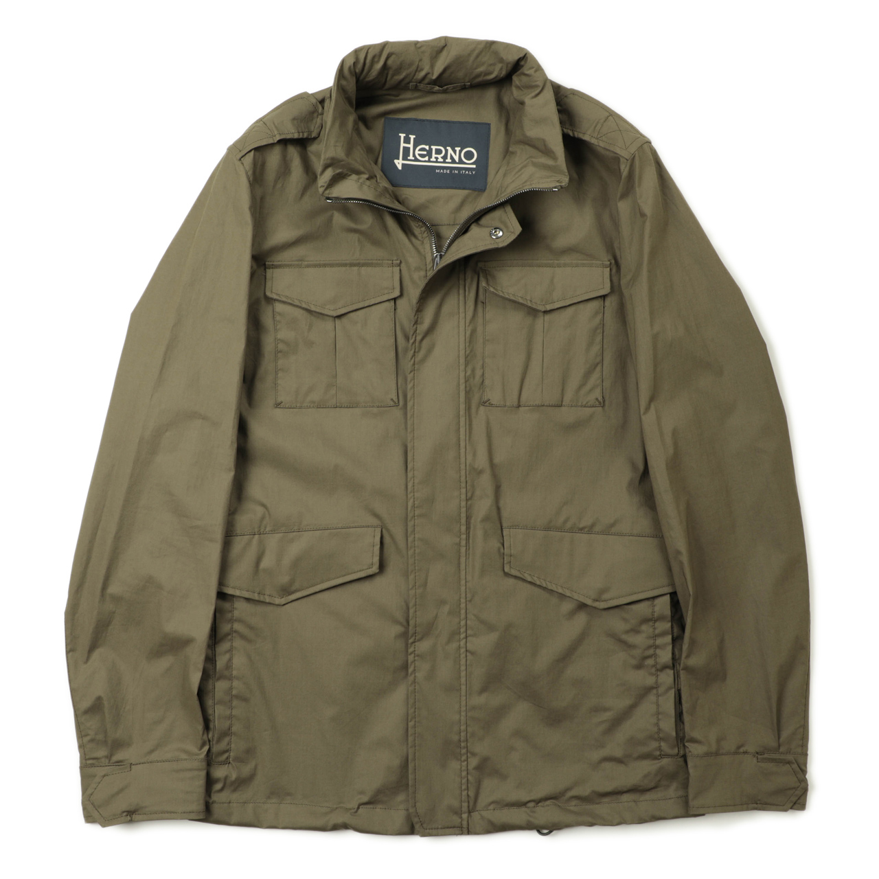 〈新品、未使用品〉HERNO ヘルノ ブルゾン M-65 サイズ44 楽天市場】ヘルノ フィールドジャケット ブルゾン M-65 スタンド